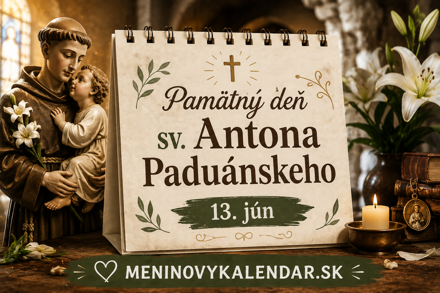 Pamätný deň sv. Antona Paduánskeho ✝️ – 13. jún