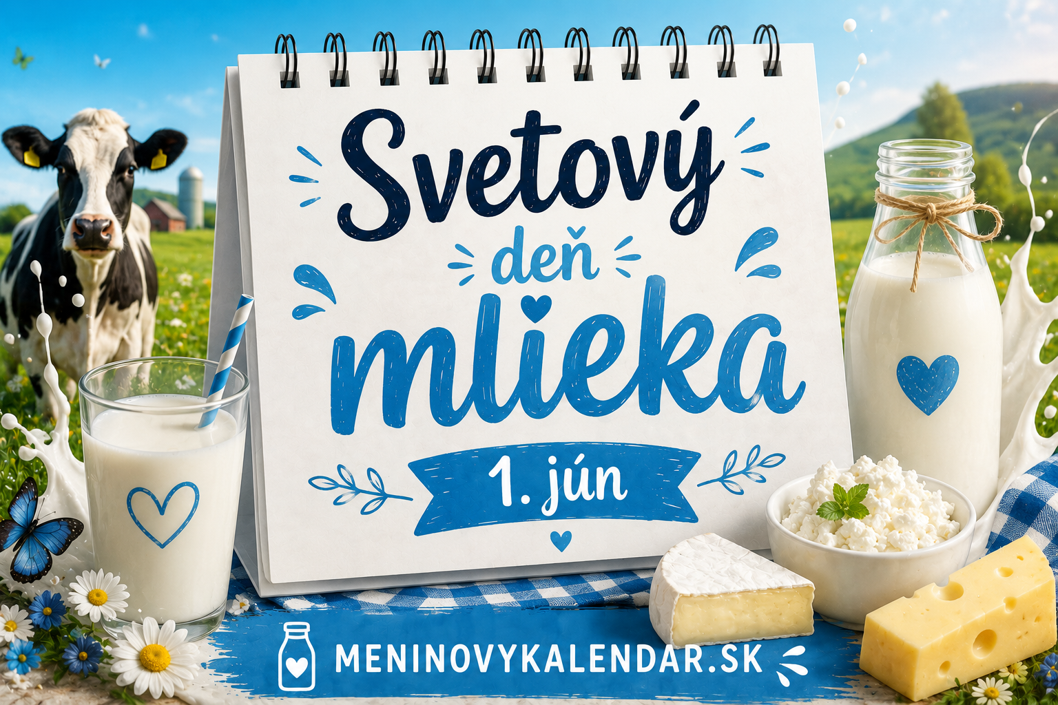 Svetový deň mlieka 🥛✨ (1. Jún)