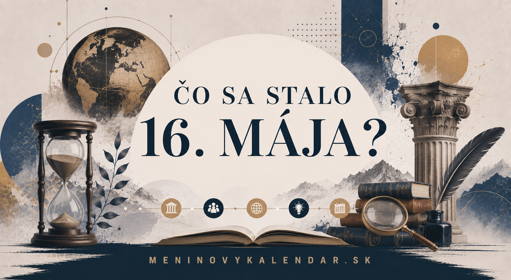 Čo sa stalo 16. mája 📆 – historické udalosti, mená a výročia, narodenia a úmrtia, medzinárodné, svetové a pamätné dni