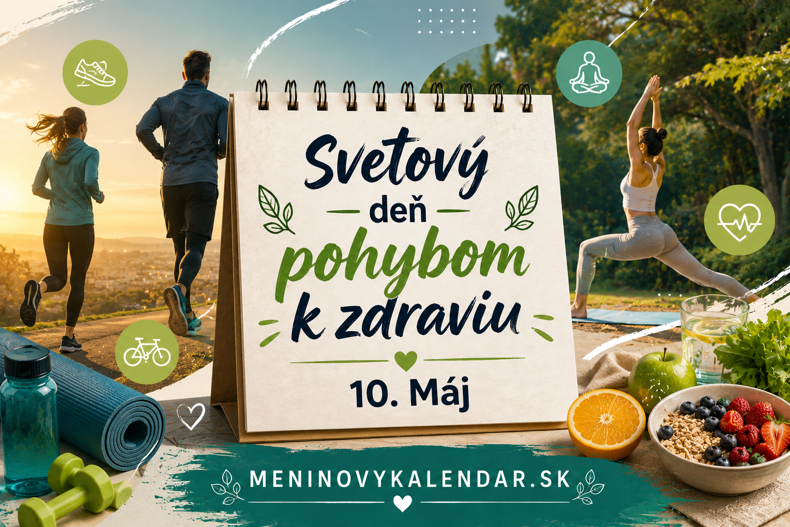 🏃 Svetový deň pohybom k zdraviu: Malý krok pre teba, veľký skok pre tvoje zdravie (10. máj)