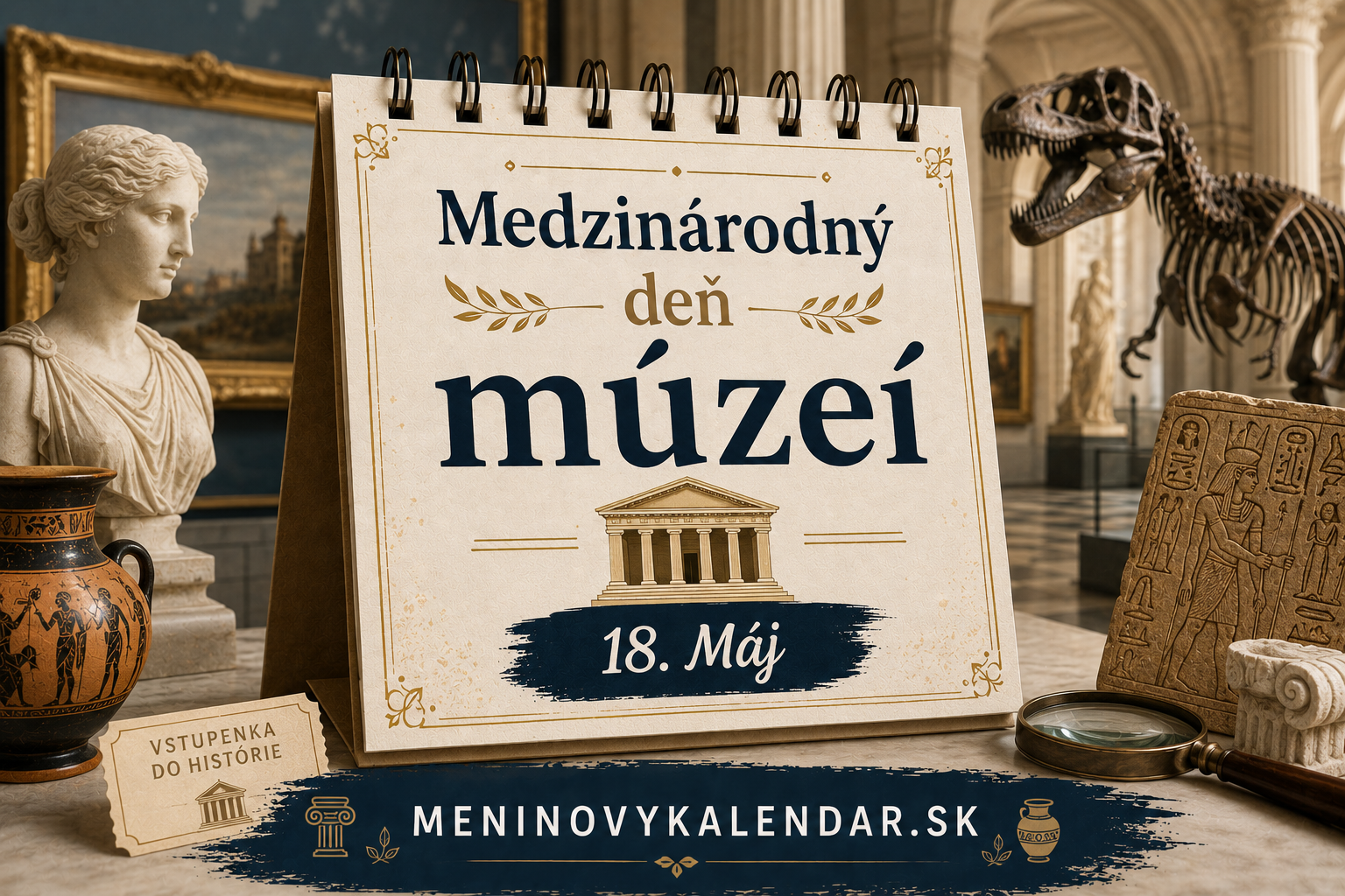 Medzinárodný deň múzeí (18. Máj) – Oslava kultúry, histórie a poznania 🏛️🌍