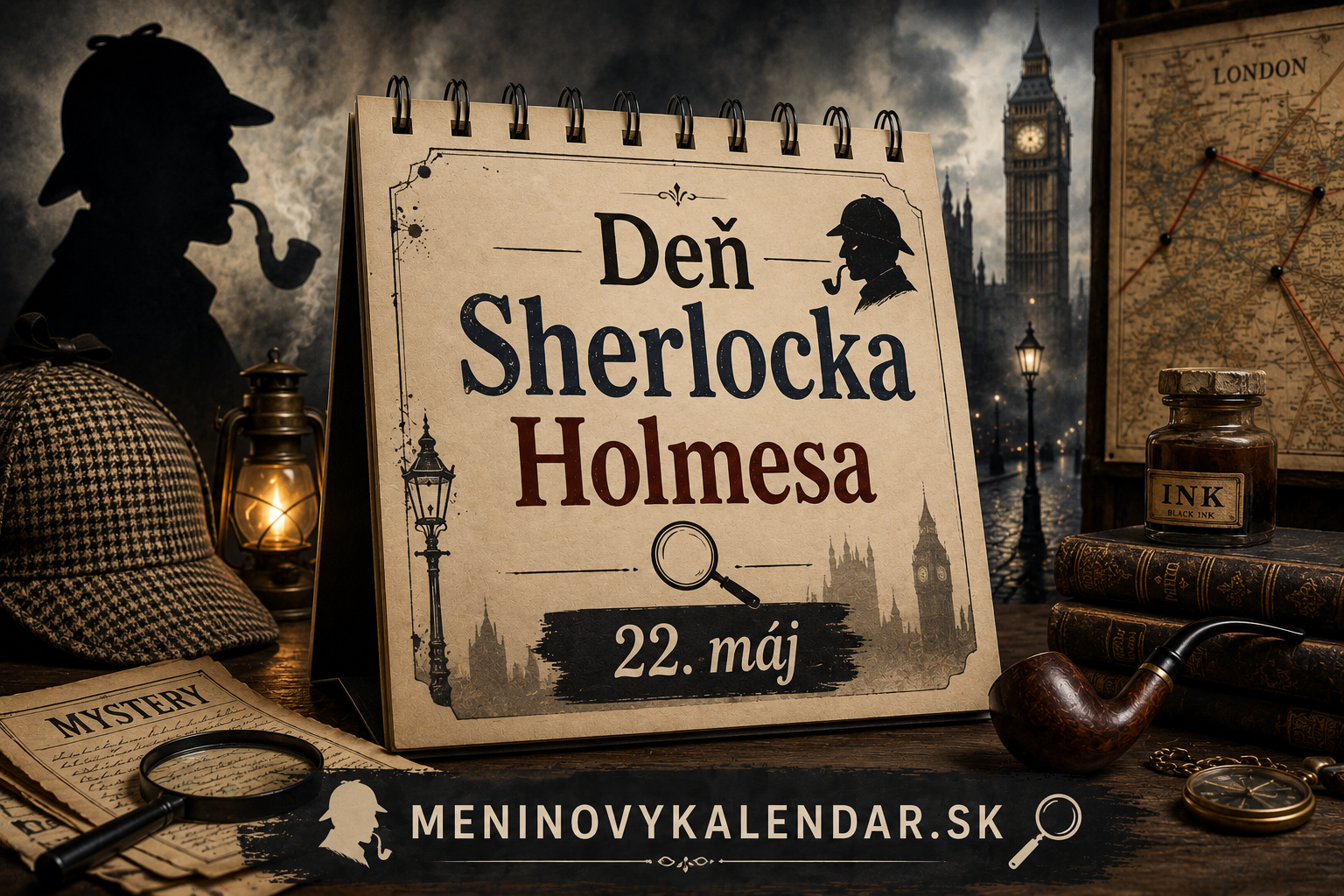 Deň Sherlocka Holmesa 🕵️ – 22. máj
