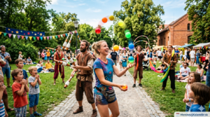 <img src="cesta-k-vasmu-obrazku.jpg" 
     alt="Skupina pouličných umelcov žonglujúcich s farebnými loptičkami a kuželmi v parku pred nadšeným publikom počas Medzinárodného dňa žonglovania" 
     width="1280" 
     height="720">
