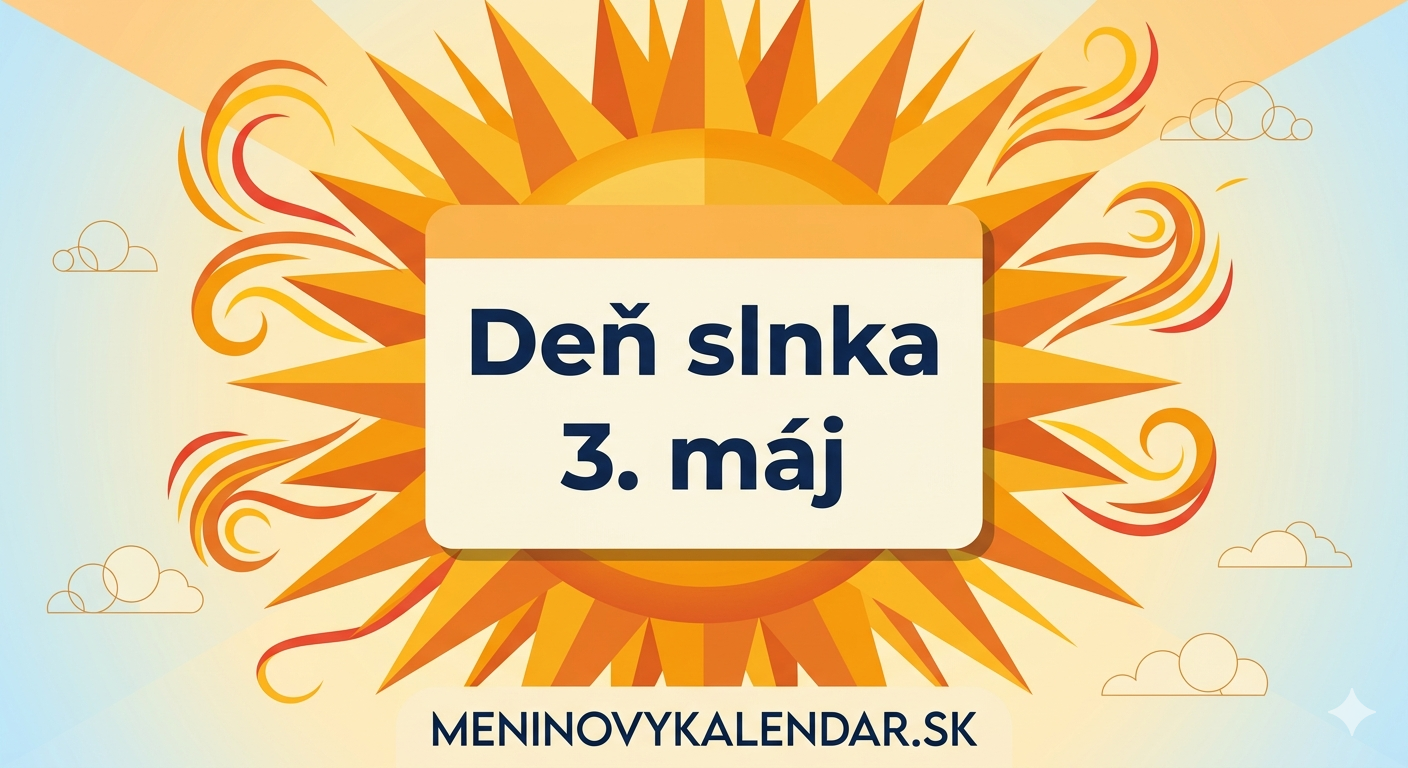 Deň Slnka – (3. máj) ☀️