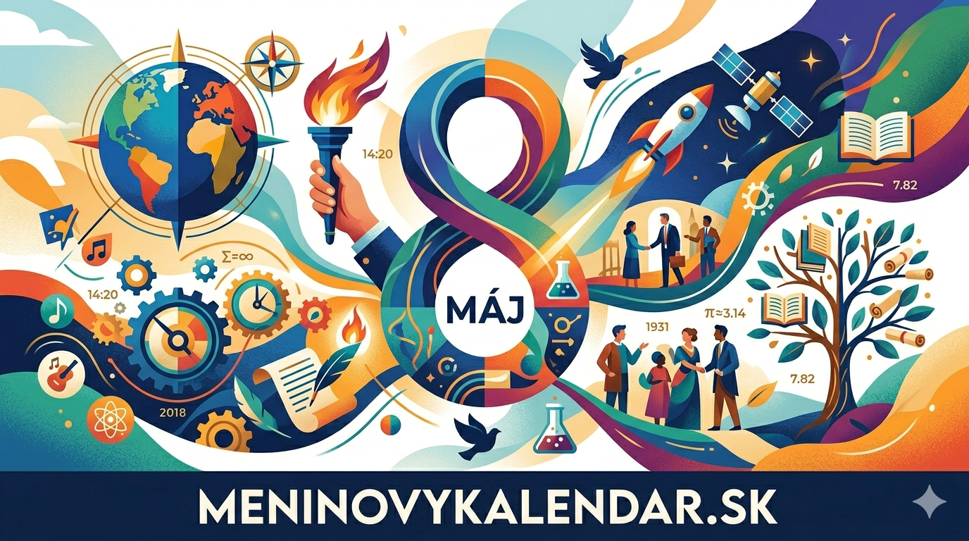 Čo sa stalo 8. mája 📆 – historické udalosti, mená a výročia