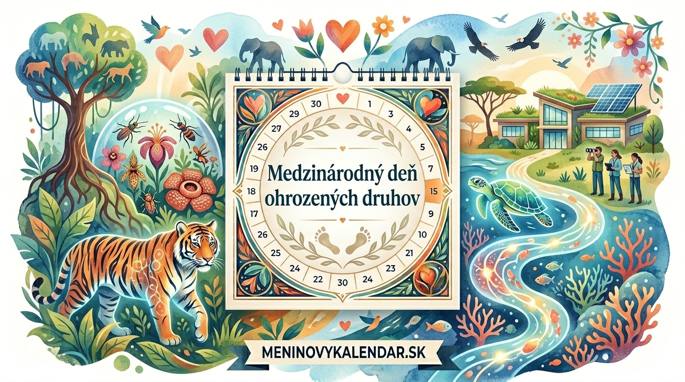 Medzinárodný deň ohrozených druhov – tretí piatok v máji (15. máj 2026) 🌎