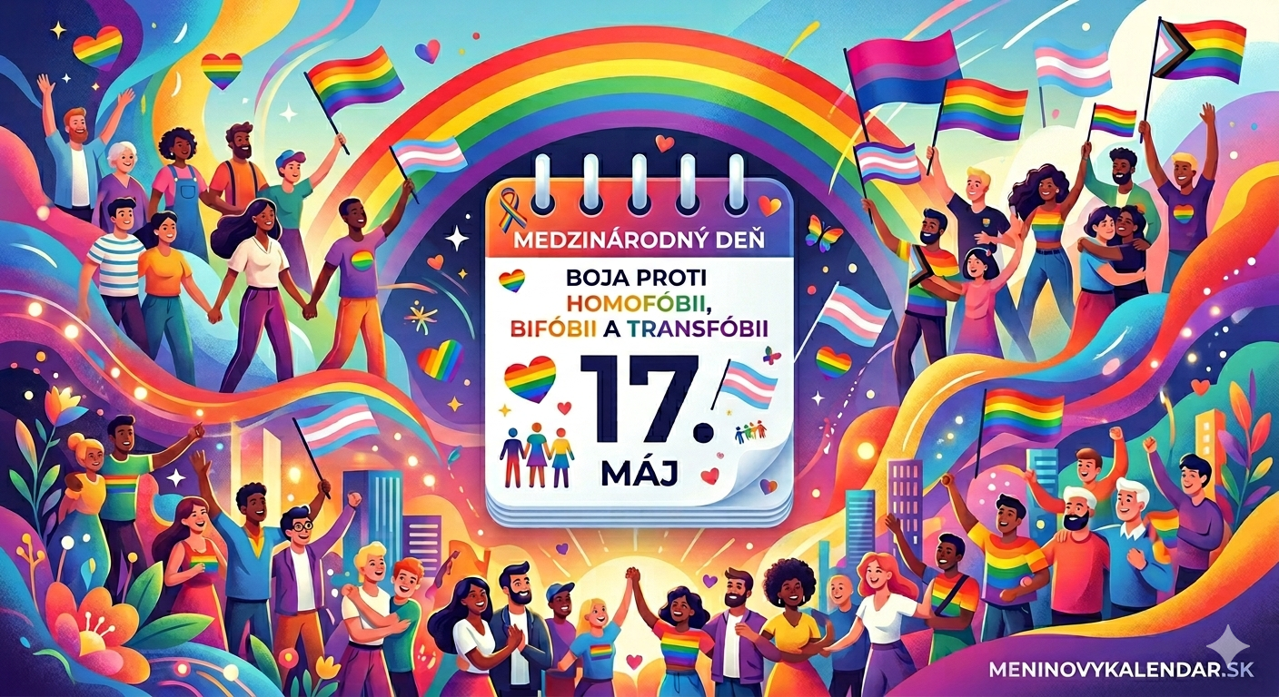 Medzinárodný deň boja proti homofóbii, bifóbii a transfóbii 🏳️‍🌈(17. máj)