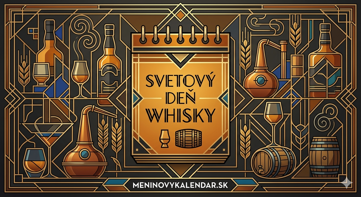 Svetový deň whisky 🥃 (tretia májová sobota)