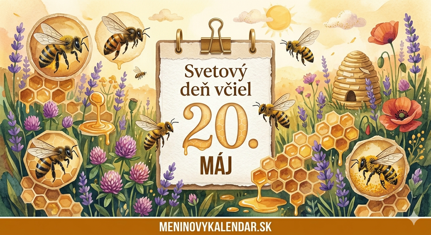 Svetový deň včiel (20. máj) – Oslava našich usilovných opeľovačov 🐝🌻🌍