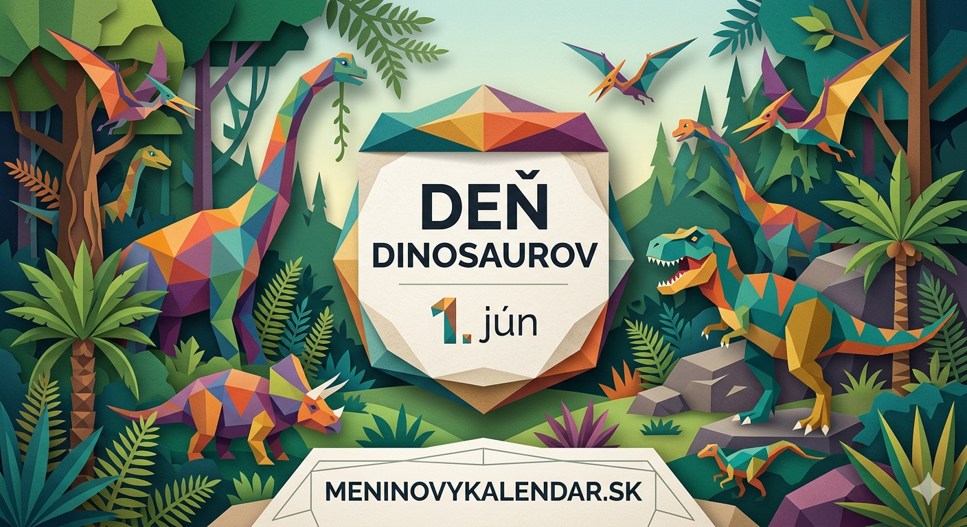 Deň dinosaurov (1. Jún) – oslava pravekých gigantov 🦖