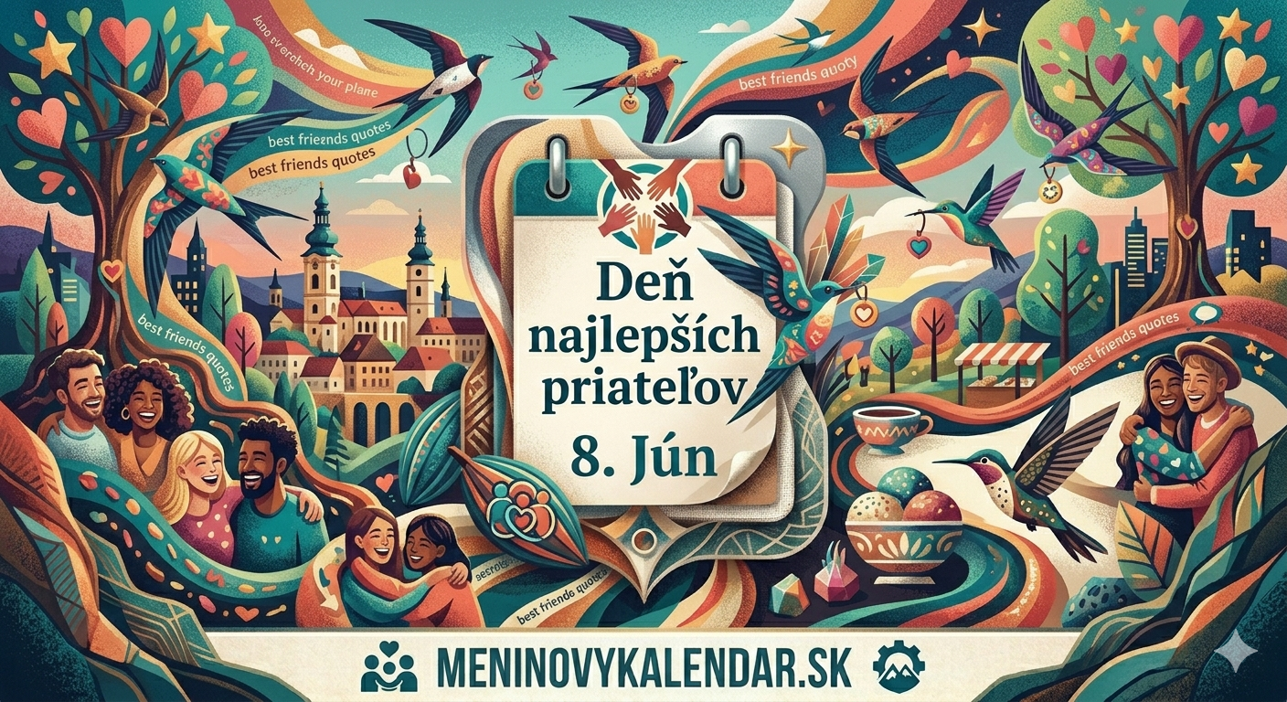 Deň najlepších priateľov (8. Jún) – oslava skutočného priateľstva 🤗