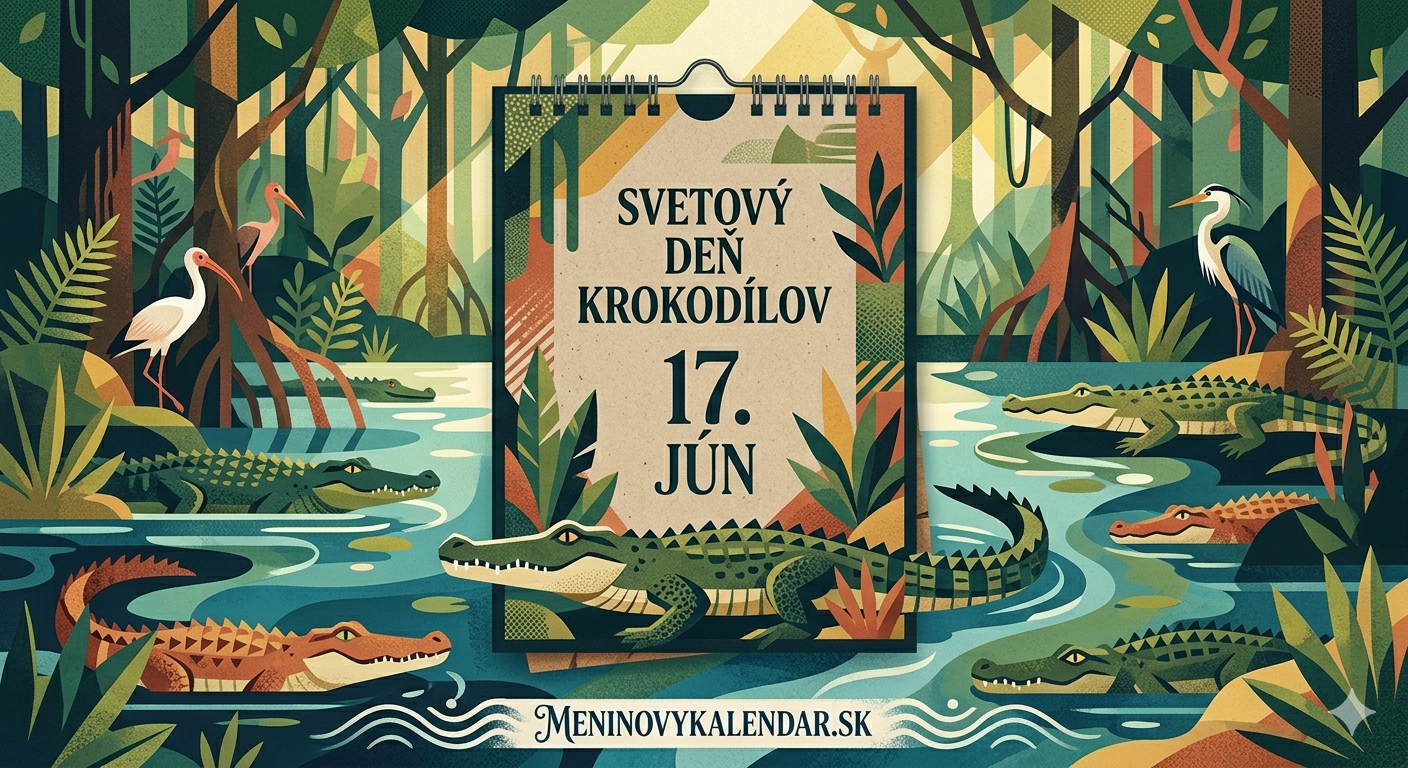 Svetový deň krokodílov 🐊 (17. Jún)