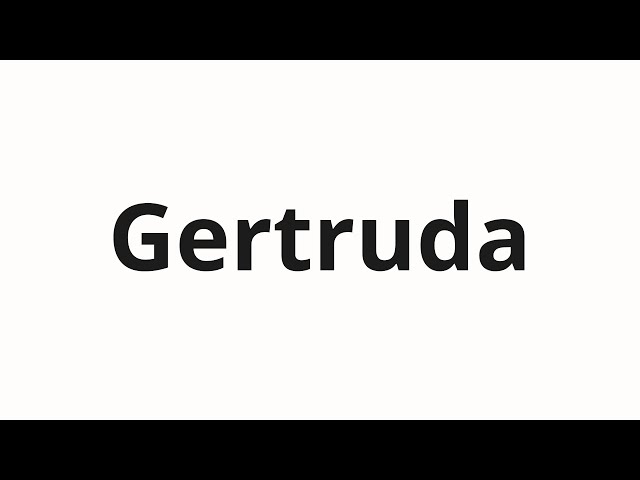 Gertrúda (19. máj) – meniny, pôvod, história a význam mena