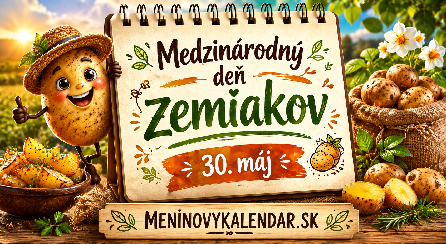 Medzinárodný deň zemiakov 🥔 – 30. máj
