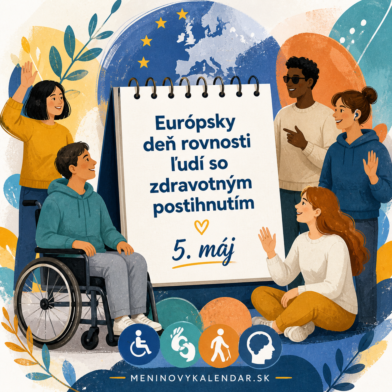 Európsky deň rovnosti ľudí so zdravotným postihnutím ♿ – 5. máj