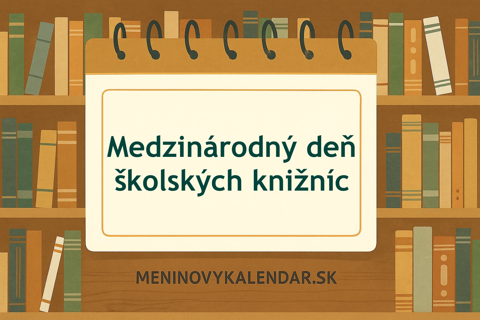 Medzinárodný deň školských knižníc (štvrtý októbrový pondelok) – oslava vzdelania a fantázie 🎉