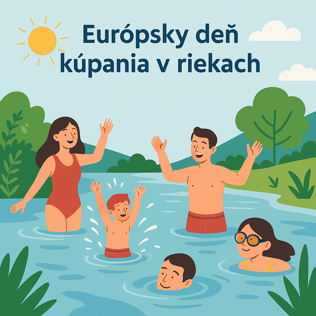 🌊 Európsky deň kúpania v riekach (druhá júlová nedeľa) – sviatok prírody, zdravia a vody 💧