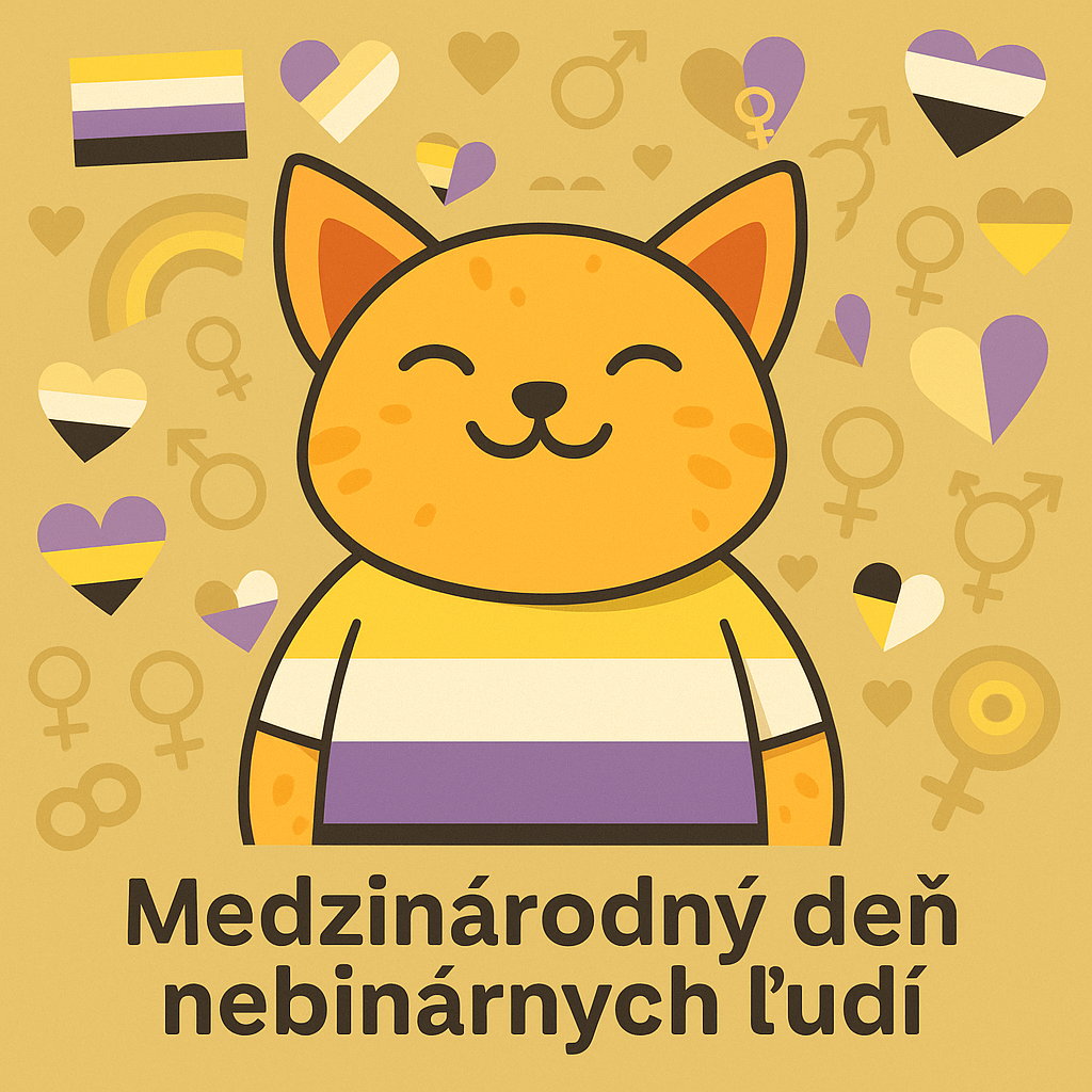Medzinárodný deň nebinárnych ľudí (14. júl) 🌈💛🤍💜🖤