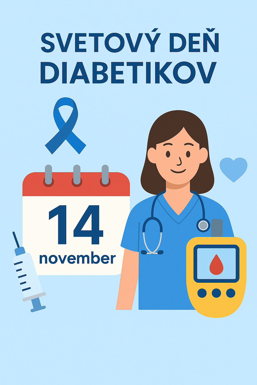 Svetový deň diabetikov 💙 (14. november) – boj proti cukrovke spája celý svet