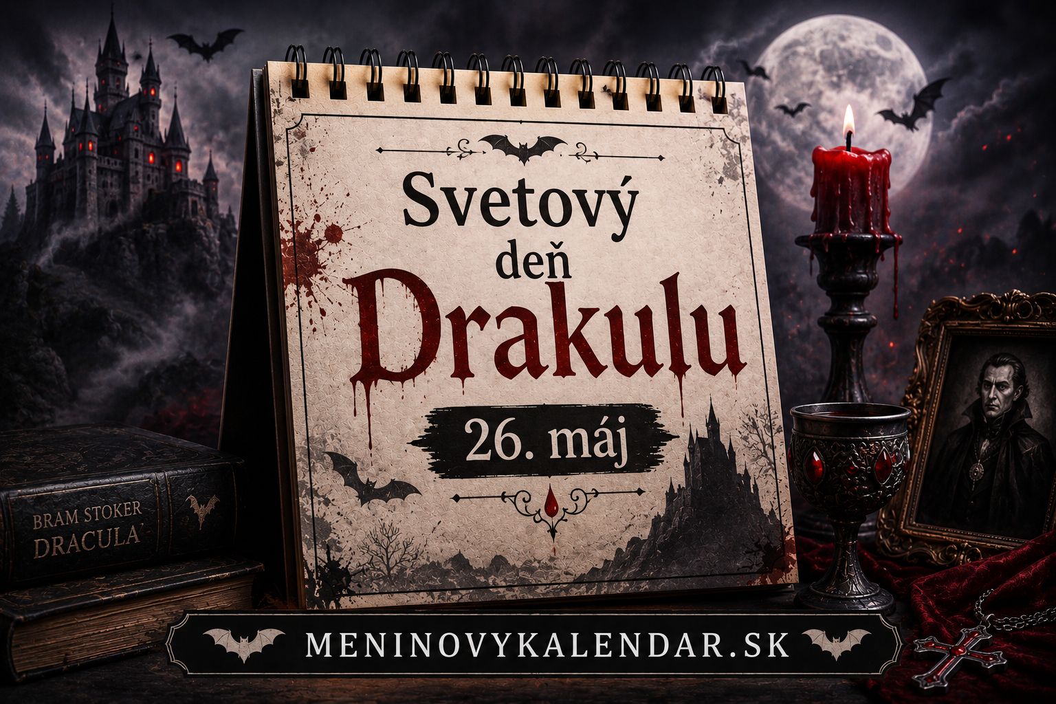 Svetový deň Drakulu (26. máj) – Oslava legendy, ktorá nikdy neumiera 🧛♂️