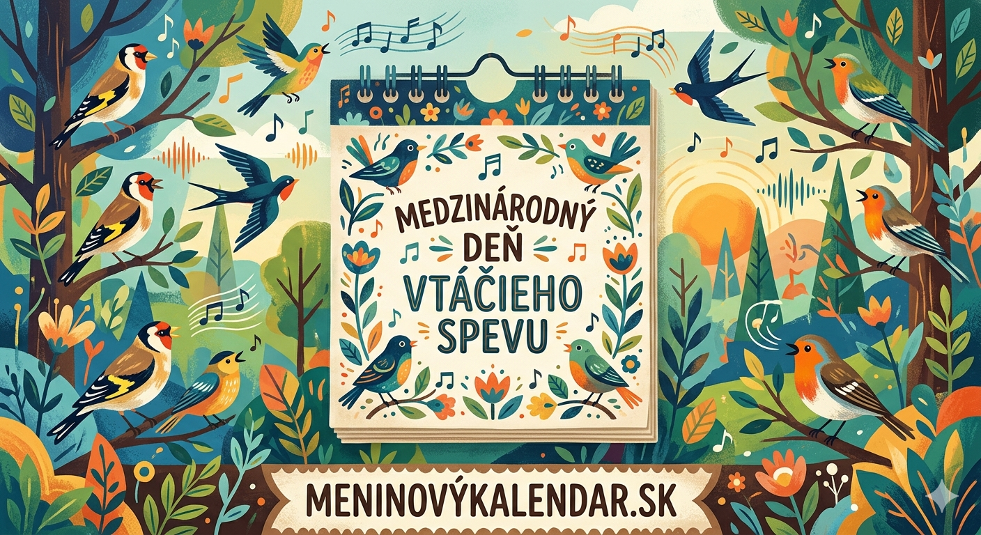 Medzinárodný deň vtáčieho spevu 🎶 – prvá májová nedeľa (3. máj 2026)