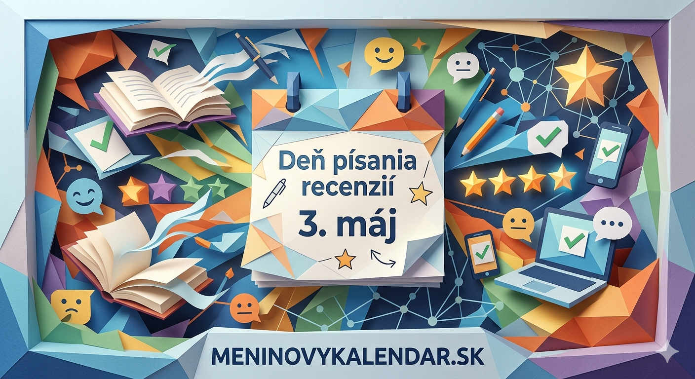 Deň písania recenzií – 3. máj
