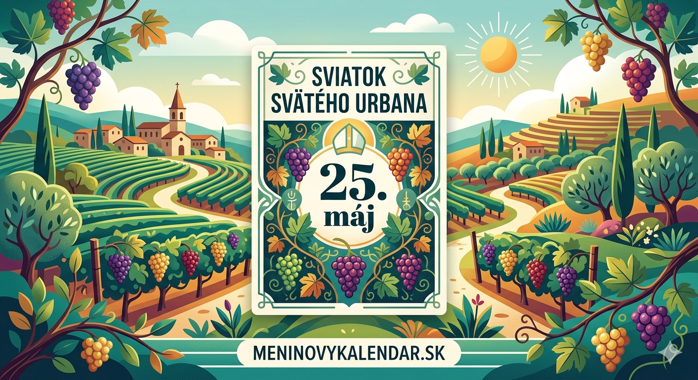 Sviatok svätého Urbana (25. máj) – ochranca vinohradov a vinárov 🍇🍷