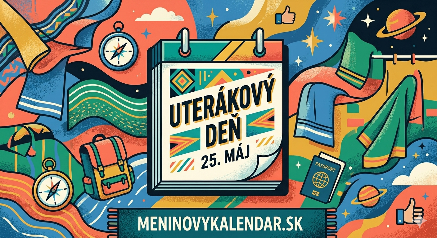 Uterákový deň – 25. máj 🧼📖