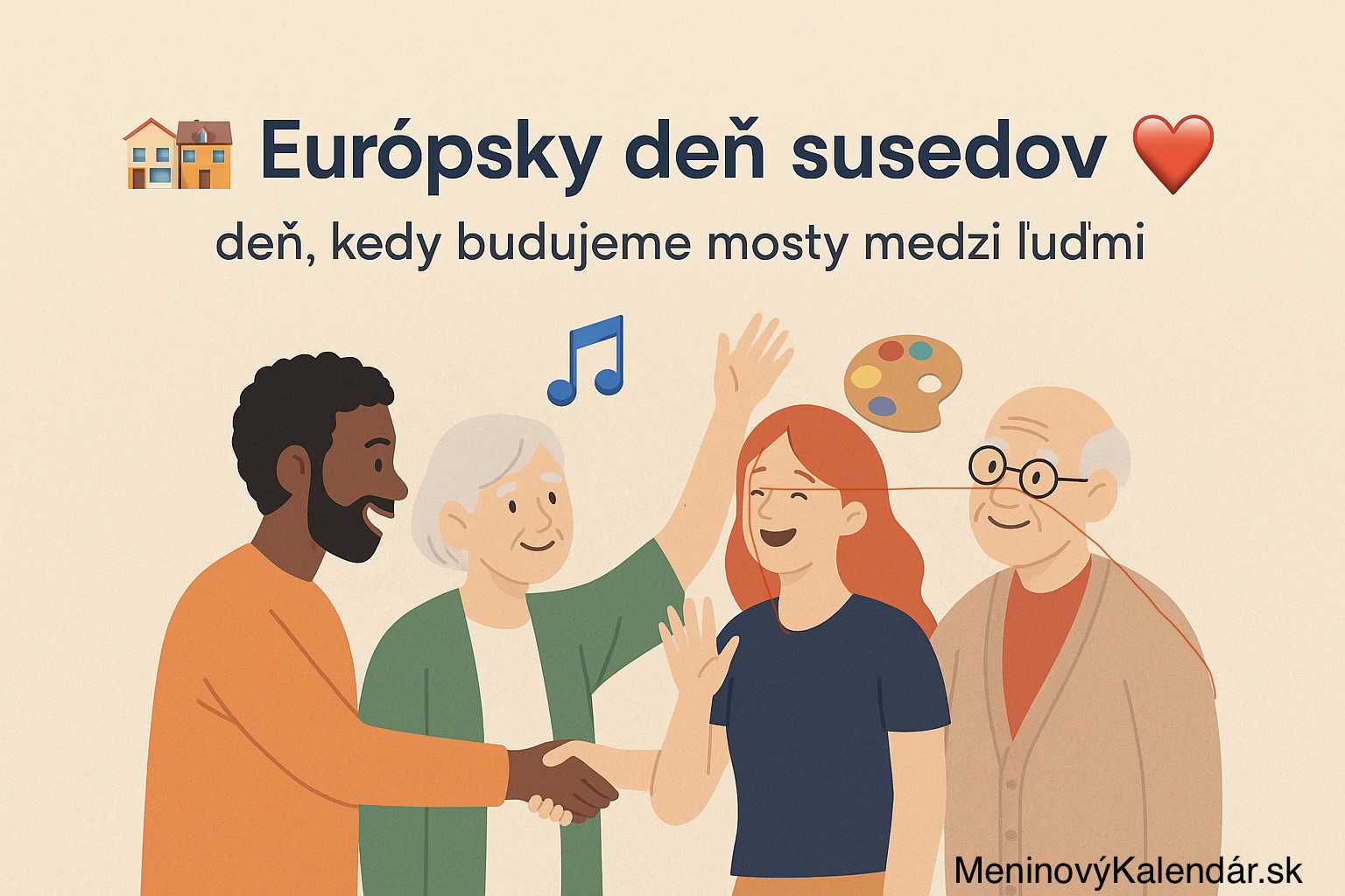 Európsky deň susedov (posledný piatok v máji) – deň, kedy budujeme mosty medzi ľuďmi ❤️