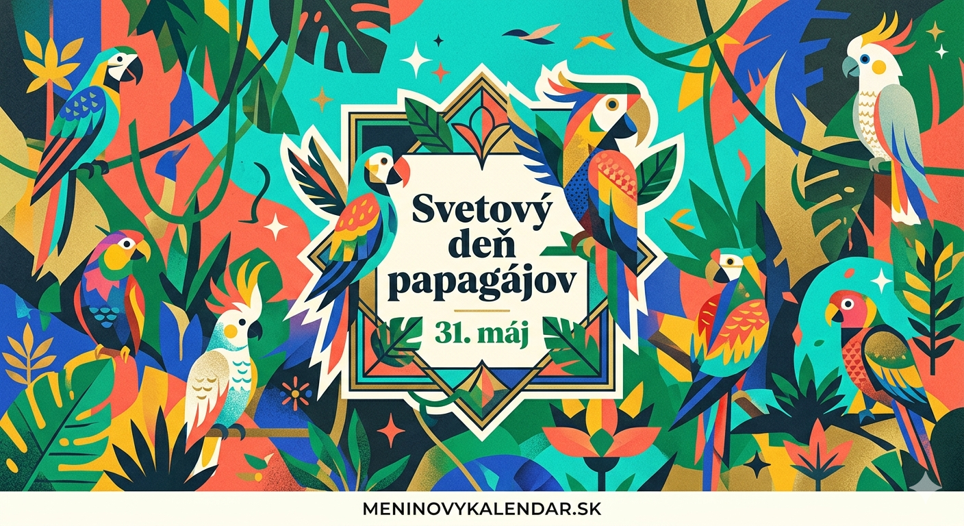 Svetový deň papagájov 🦜 – 31. máj