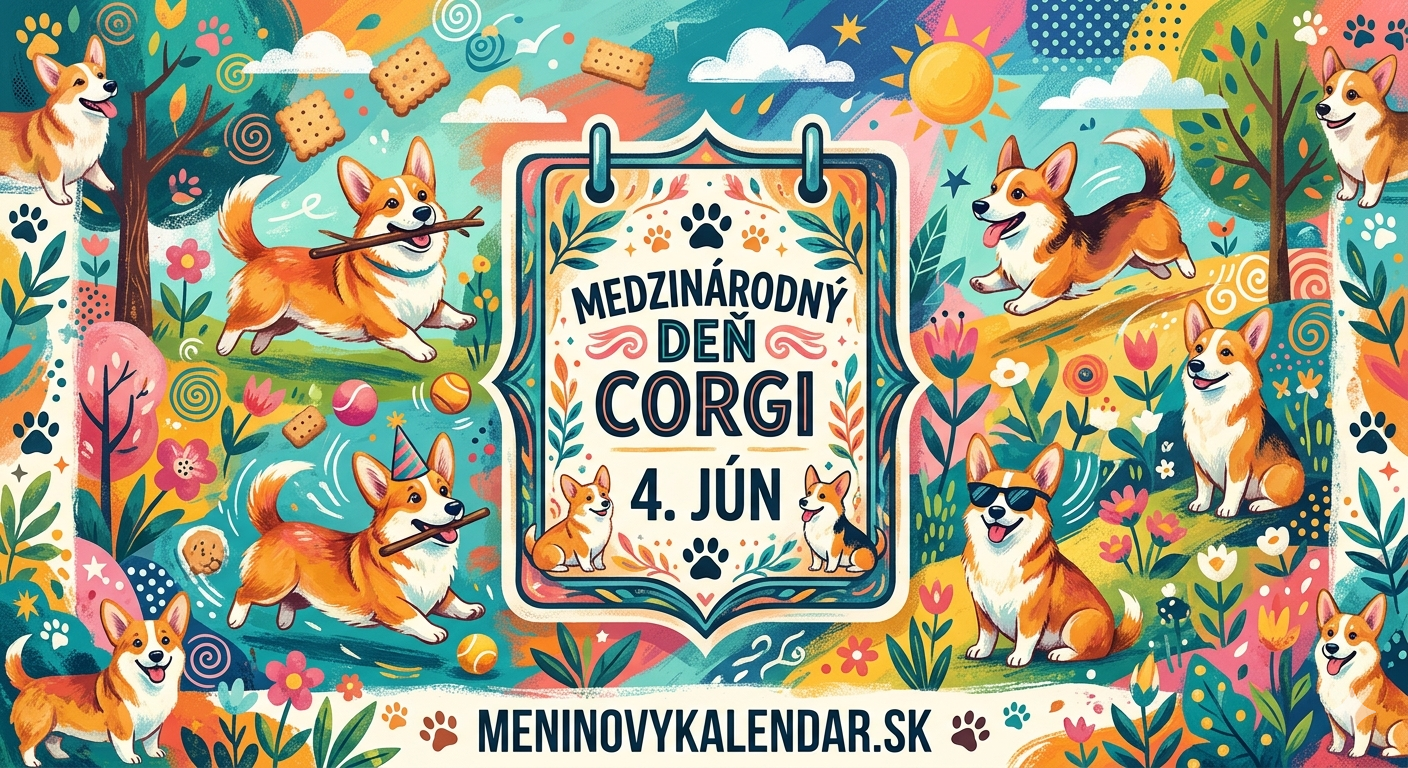 Medzinárodný deň corgi (4. jún) – oslávme najroztomilejších kráľovských psíkov! 🐶👑
