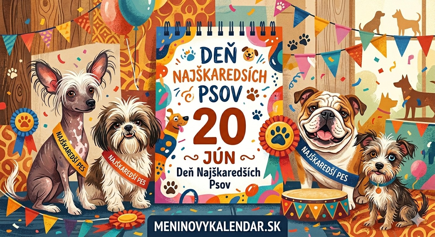 Deň najškaredších psov (20. jún) – oslava jedinečnosti a psieho šarmu 🐶💖