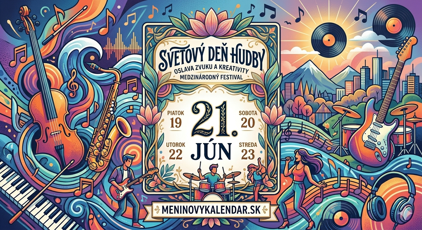 Svetový deň hudby (21. jún) – Oslava melódií, rytmov a emócií 🎵🌍