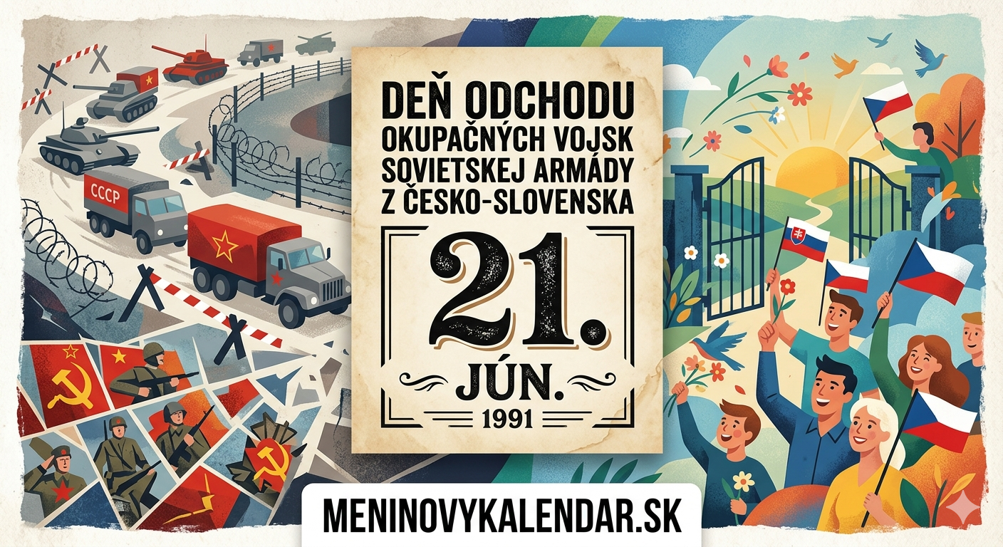 Deň odchodu okupačných vojsk Sovietskej armády z Česko-Slovenska – 21. jún 1991 🇨🇿🇸🇰