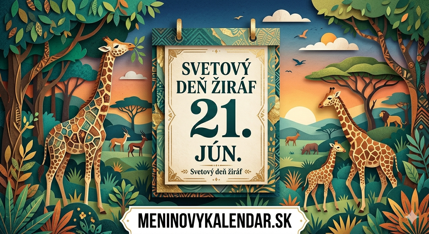 Svetový deň žiráf 🦒 – 21. jún