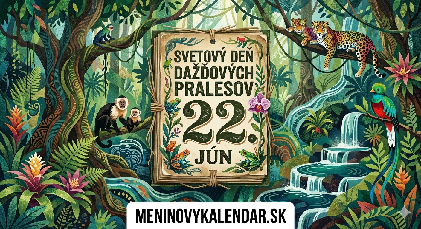 Svetový deň dažďových pralesov (22. jún) – Oslava zelených pľúc Zeme! 🌿🌍