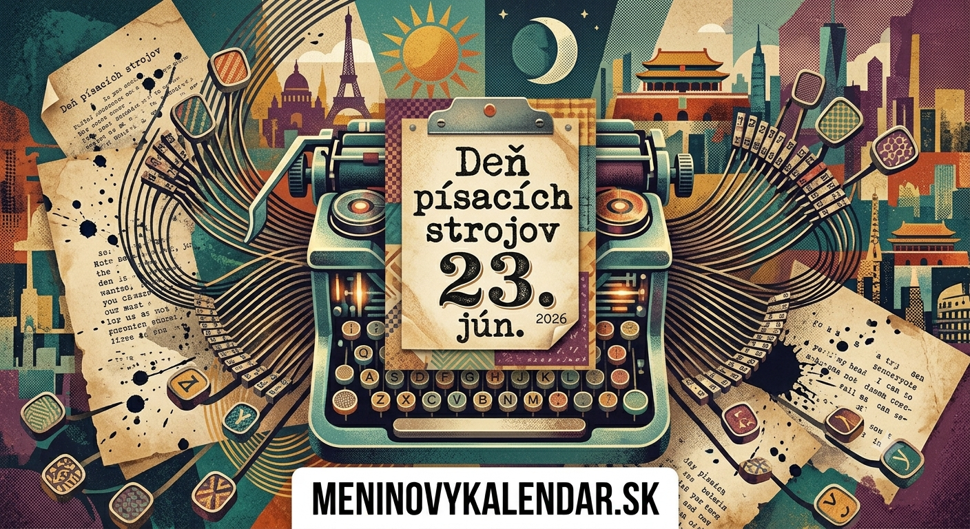 Deň písacích strojov ⌨️📝 – 23. jún