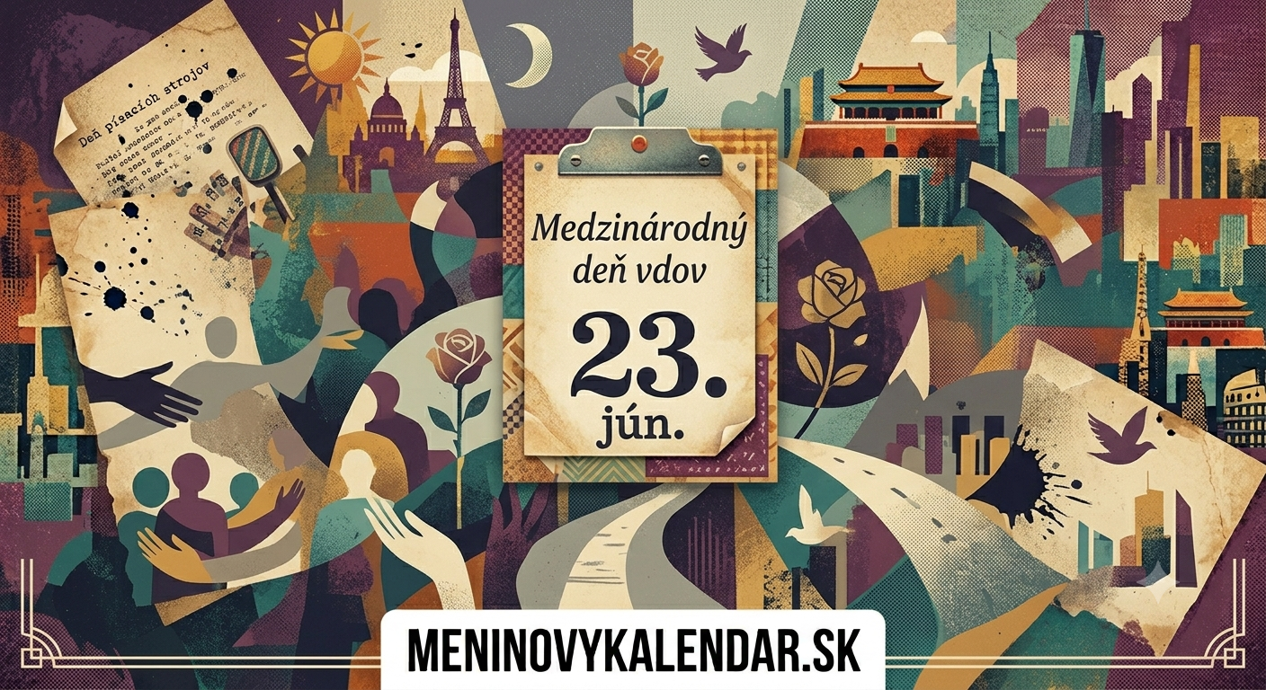 Medzinárodný deň vdov – 23. jún 🖤