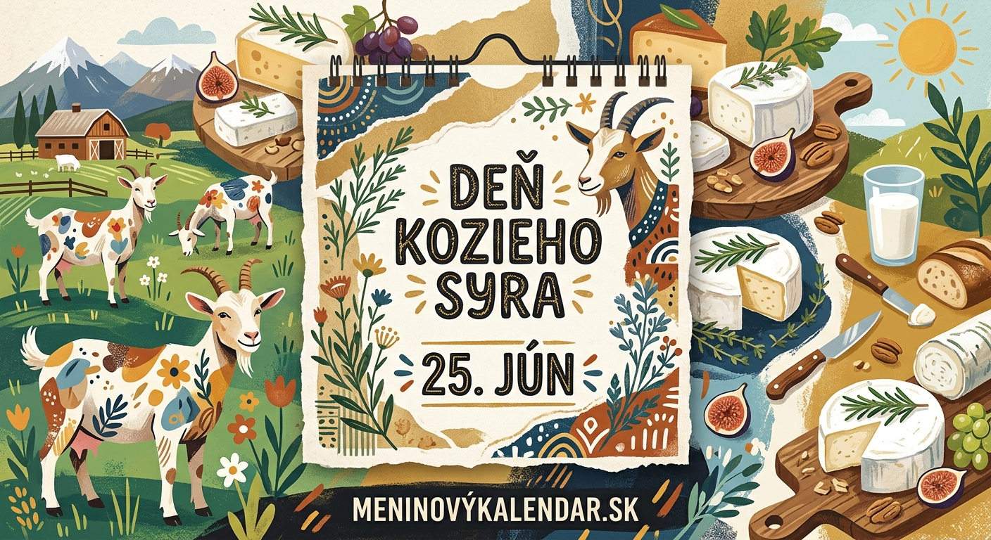 Deň kozieho syra (25. jún) – oslava chutí, tradície a zdravia! 🧀🐐