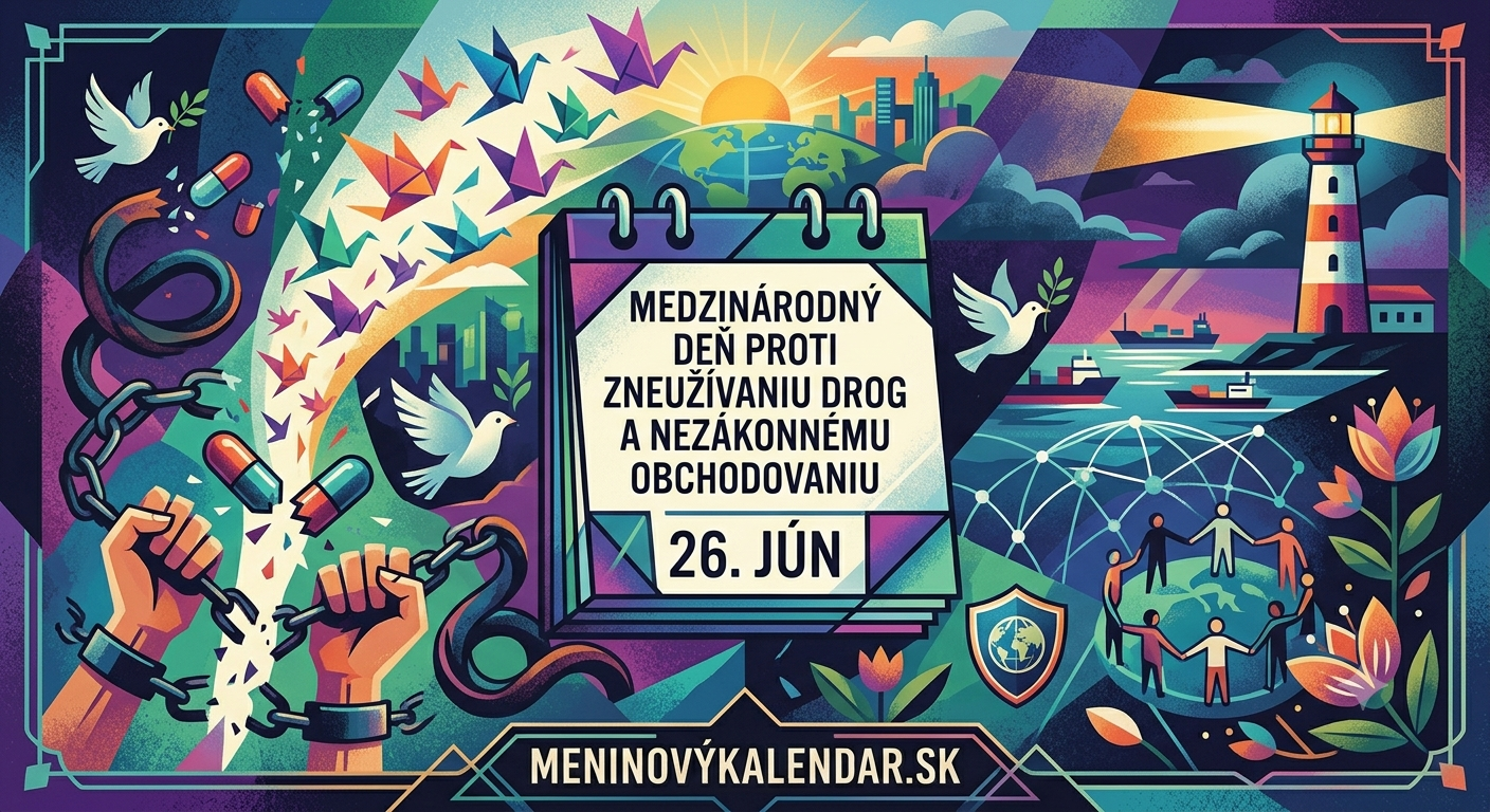 Medzinárodný deň proti zneužívaniu drog a nezákonnému obchodovaniu – 26. jún