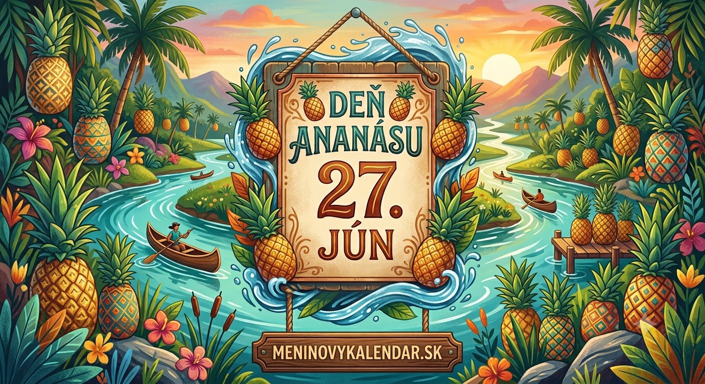 Deň ananásu (27. jún) – tropický sviatok plný chuti a zdravia 🍍