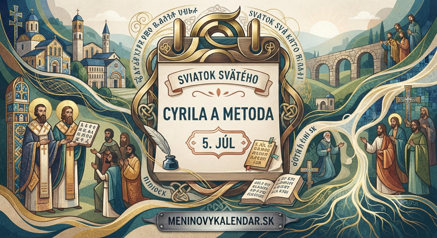 Sviatok svätého Cyrila a Metoda (5. júl) – oslava našich duchovných koreňov ✝️📜