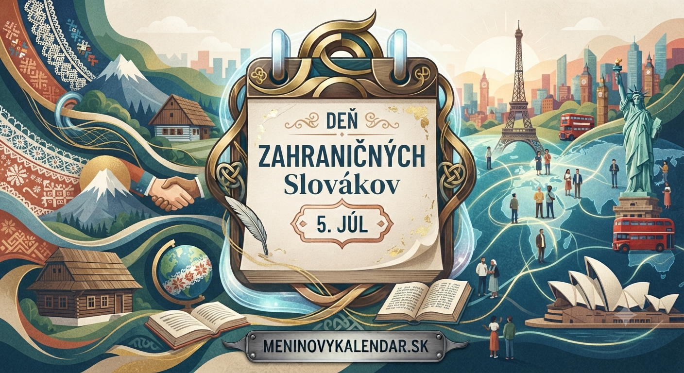 Deň zahraničných Slovákov (5. júl) – Hrdosť, kultúra a spojenie so slovenskými koreňmi 🌍🇸🇰