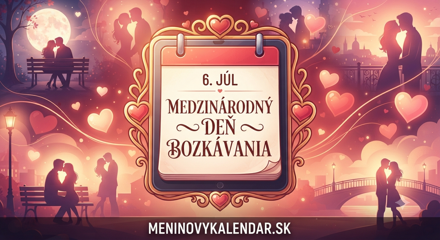 Medzinárodný deň bozkávania (6. júl) 😘💋