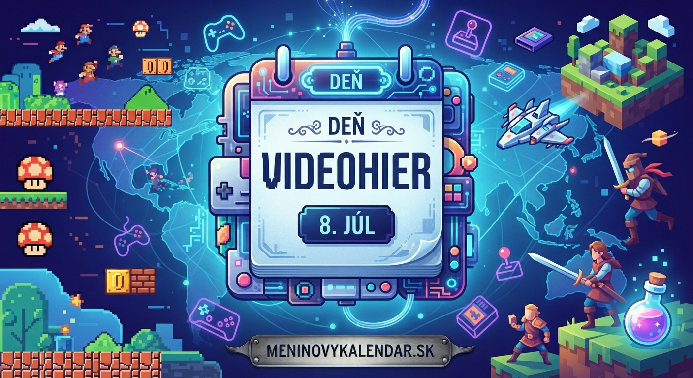 🎮 Deň videohier (8. júl) – oslava zábavy, kreativity a digitálneho sveta 🕹️