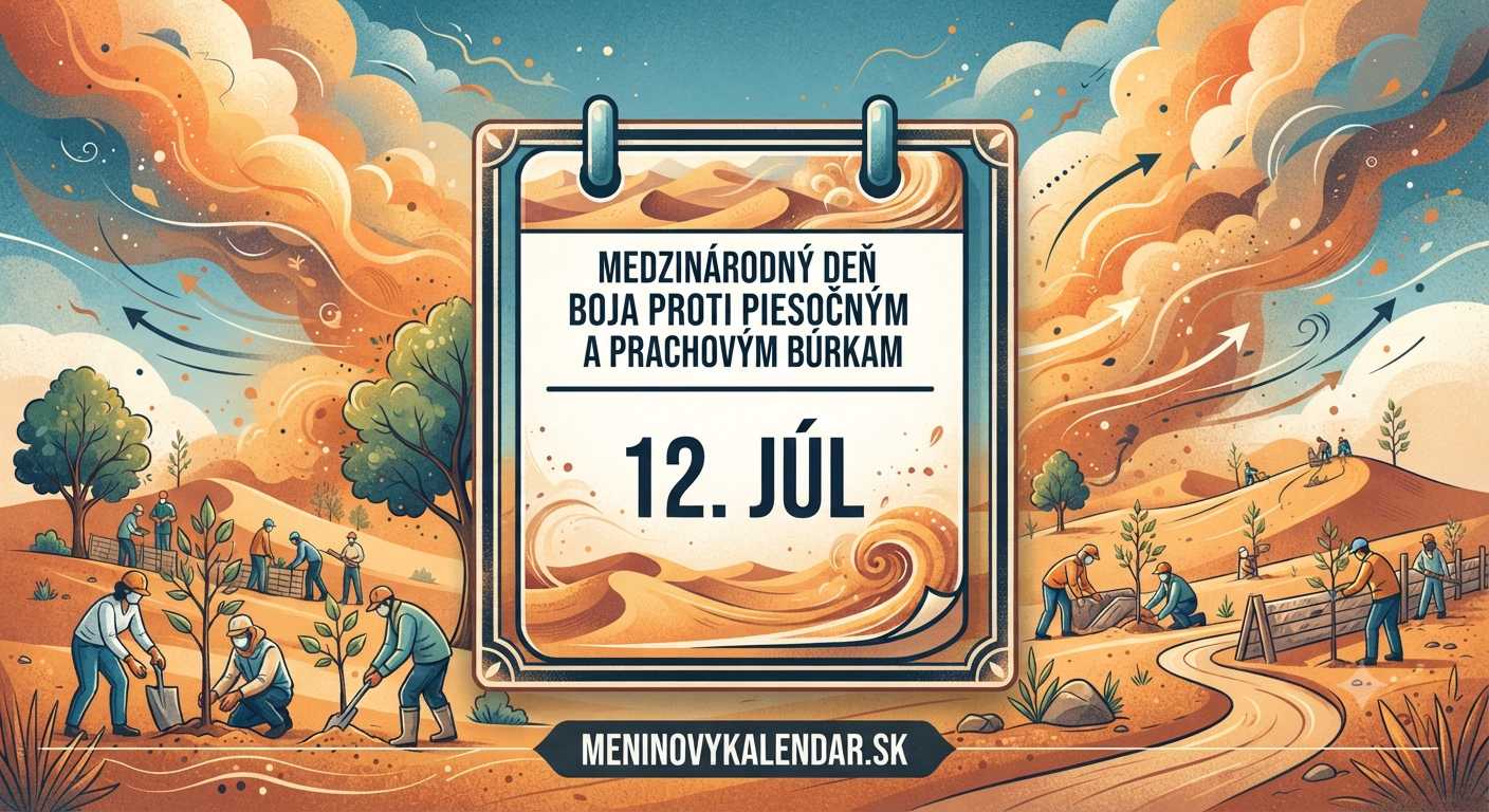 🌪️ Medzinárodný deň boja proti piesočným a prachovým búrkam – 12. júl