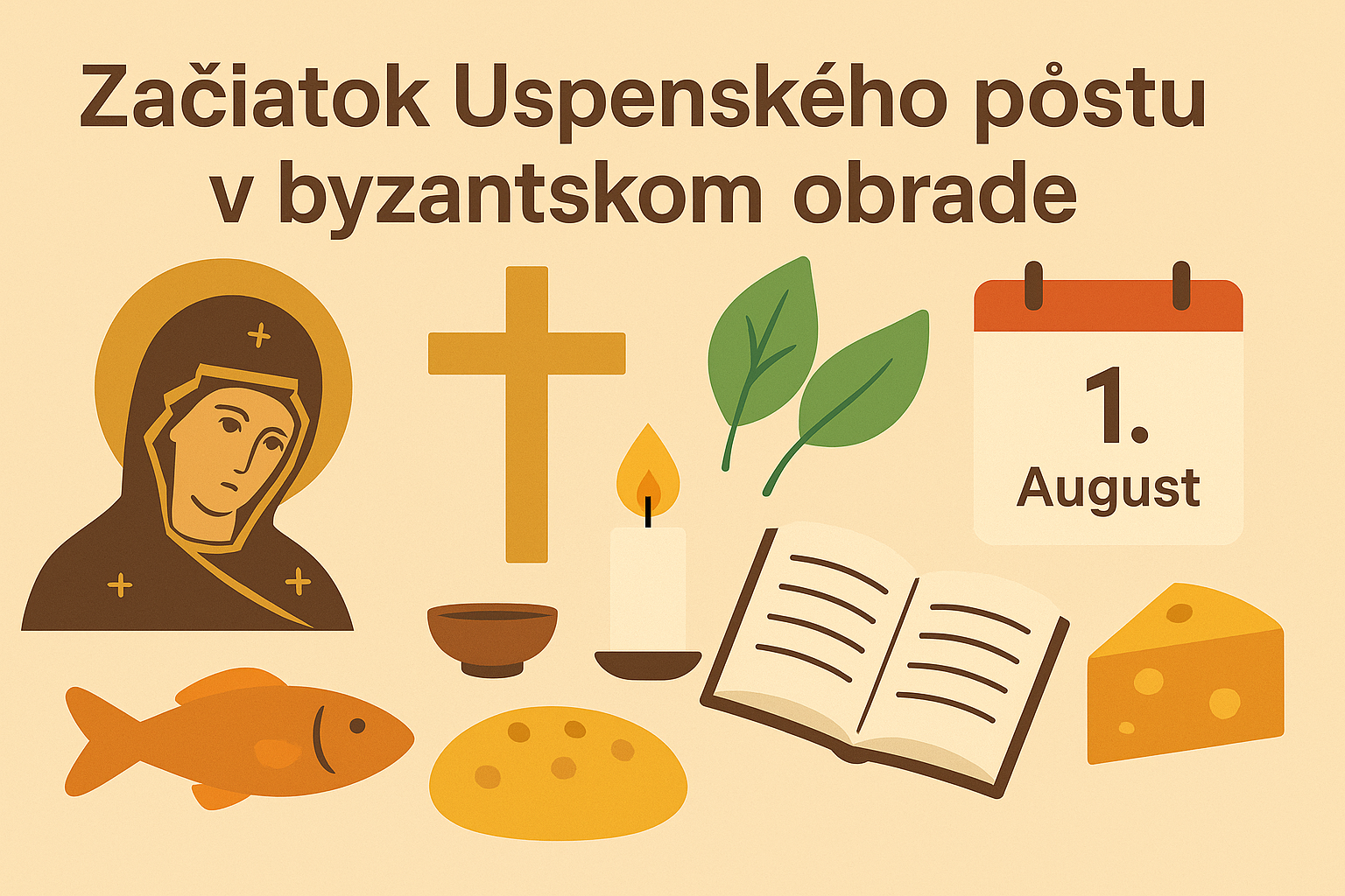 Začiatok Uspenského pôstu v byzantskom obrade (1. august) 🕊️