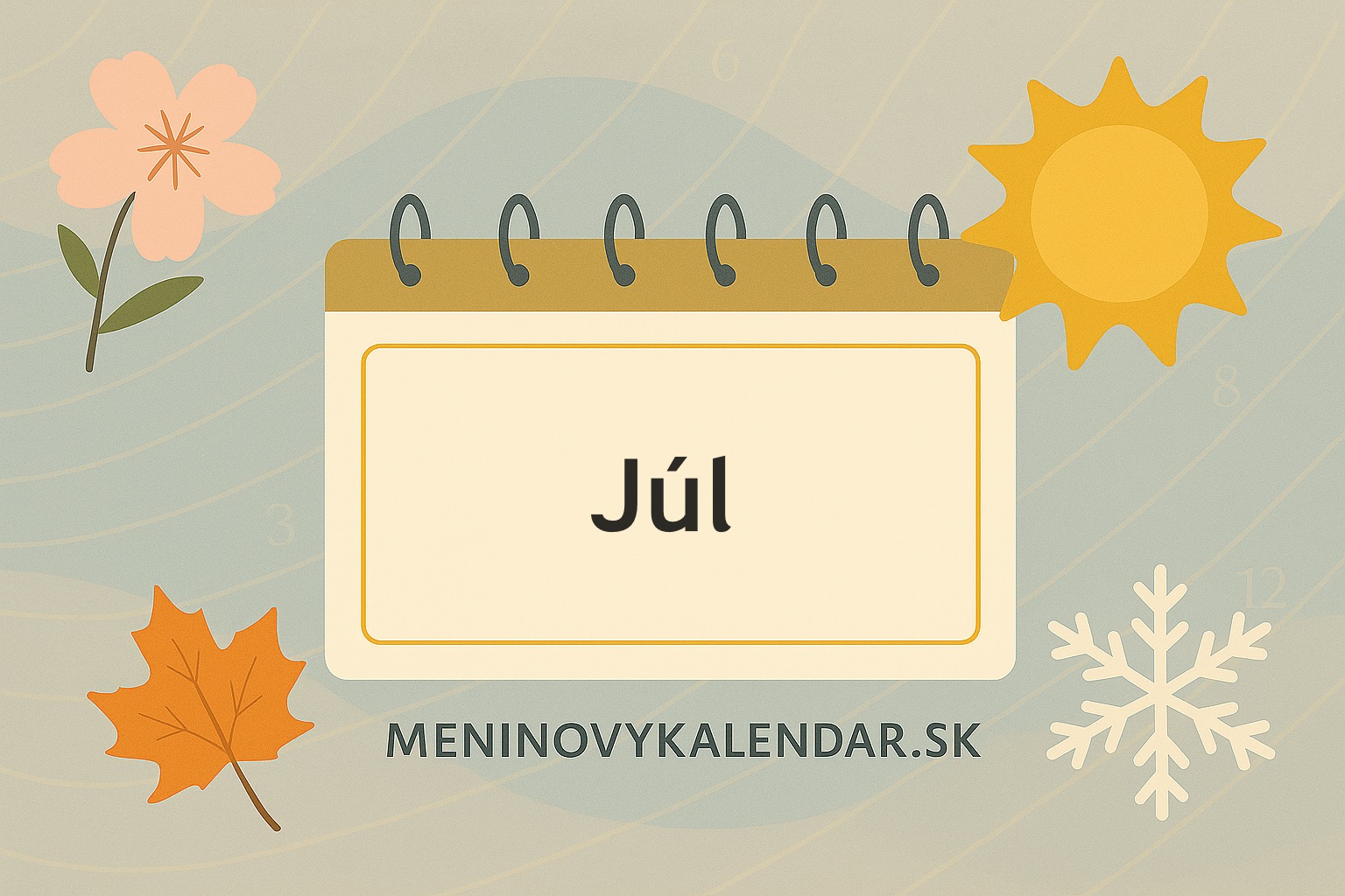 Júl (1. – 31. júl) – Letný mesiac slnka, oddychu a osláv ☀️