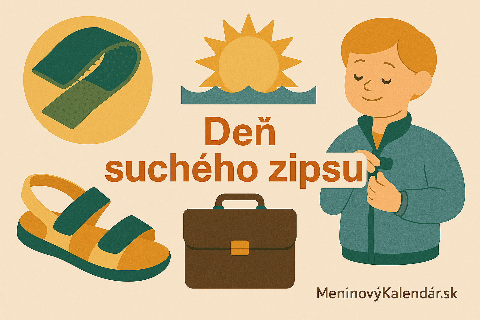 Deň suchého zipsu (2. august) 🎉🧵 – Malý vynález s obrovským dopadom