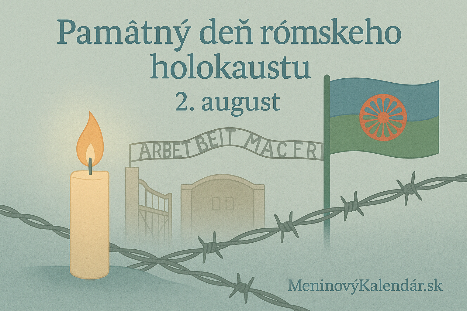 Pamätný deň rómskeho holokaustu (2. august) 🕯️
